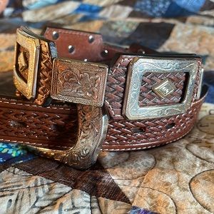 Leather Western Belt